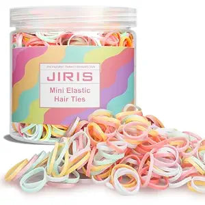 1000pcs Mini Rubber Bands, No-Damage Elastic Hair Ties for Girls