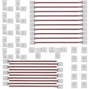 2Pin LED Strip Connector Kit for 8mm LED Light Strip