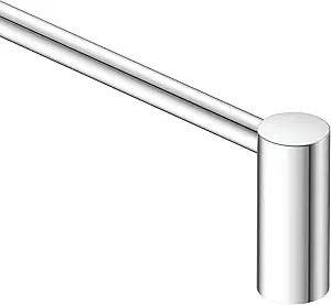 Moen 24-in Align Modern Wall Mounted Chrome Towel Bar Accessory, Sturdy Contemporary Design for Bathroom Towel Storage and Organization, YB0424CH