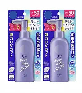 Japanese sunscreen Ni-vea Super Water Gel Pump SPF50 PA+++ 4.9oz (2-pack)