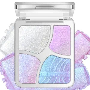 Duochrome Color Shift Glitter Eyeshadow Palette, Fantasy