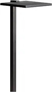 12 Volt 3000K LED 8" Shallow Shade Path Light in Textured Black