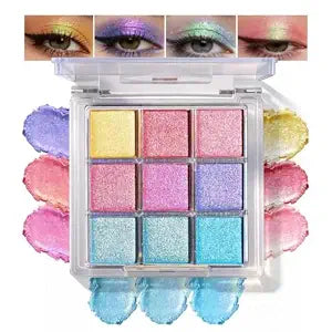 9 Colors Chameleon Eyeshadow Palette, Multichrome Eyeshadow