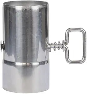 FireHiking Stove Pipe with Damper 2.36 inch Control Stainless Steel Chimney Pipe for Vent Smoke & Exhaust