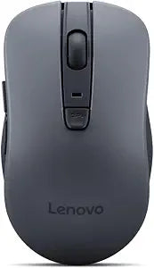 Lenovo WL310 Bluetooth Silent Mouse, Ergonomic, Adjustable DPI, Silent Clicks, Bluetooth 5.0, Portable for Windows, Mac, and Chromebook, Grey