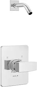 Delta Faucet Modern Single Handle Chrome Shower Faucet Set, Shower Trim Kit, Shower Fixtures, Shower Handle, Chrome T14267-LHD-PP (Shower Head and Valve Not Included)