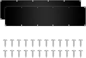 2 Sets 34x6 Inch Door Dishwasher Kickplate for Residential or Commercial Doors Front or Back Door - Door Plates Exterior or Interior Door in Stainless Steel 304 (not Aluminium or Rubber)