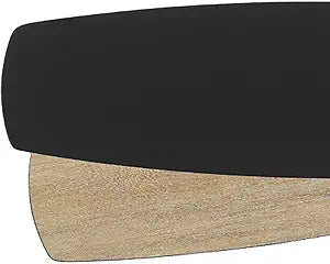 Quorum 6055941179 Breeze 9 60" Fan Blades, Matte Black/Weathered Oak