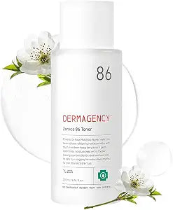 Zeroca 86 Toner | Korean Toner for Acne-Prone & Sensitive Skin | Lightweight, Fast-Absorbing | Oil Control, Pore Refining, Redness Relief | Fragrance-Free | K-Beauty 6.76 Fl.Oz 200ml