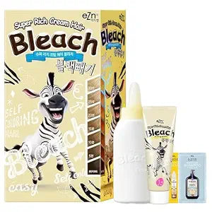 eZn Super Rich Cream Hair Bleach Kit (4.8oz) - Korean Permanent Bleach