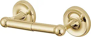 Kingston Brass BA318PB Classic Toilet Paper Holder, Polished Brass,9-1/4" Length