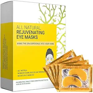 All Natural 24K Gold Under Eye Patches, Non-Toxic Dark Circles Treatment