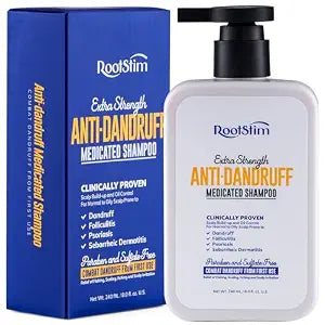 Seborrheic Dermatitis Folliculitis Dandruff Shampoo - Anti Fungal Medicated Shampoo for Healthy Scalp with Selenium Sulfide & Botanical Extracts - Flakes Itchy and Oily Scalp Relief Stop Hair Loss