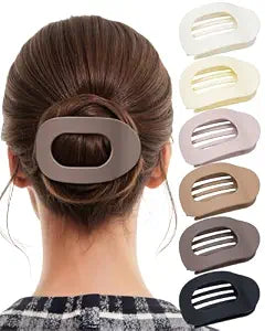 6 PCS Flat Hair Clips for Women, French Medium Non Slip Claw Clips