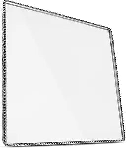 Wood & Pellet Stove Door Glass Kit Fit for Englander, 9 1/8" x 9 1/8" Wood Stove Glass with Sealing Strip Replace AC-G9
