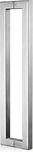TOGU TG-R3030 300mm / 12 inches Push-Pull Stainless-Steel Door Handle for Entrance/Entry/Shower/Glass/Shop/Store, Interior/Exterior Barn & Gates - Brushed Stainless Steel Finish