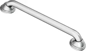 Moen LR8724D2CH Bathroom Safety 24-Inch Designer Stainless Steel Grab Bar with Concealed Screws, Chrome