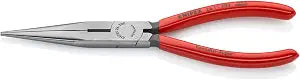 KNIPEX 26 11 200 Long Nose Pliers With Cutter 8-Inch
