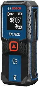 BOSCH GLM100-23 100 Ft Blaze Laser Distance Measure, Includes 2 AA Batteries, Distance Measuring Laser