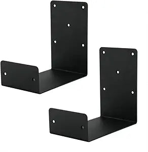 Heavy Duty Mantel BracketsFloating Shelf Fireplace BracketU-Shaped Beam-Style Mantel Support(2 Packs). (8x8x5)