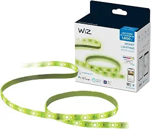 WiZ Connected 6FT RGB Wi-Fi LED Smart Color Changing Light Strip - Connects to Your Existing 2.4Ghz Wi-Fi - Control with Wiz Connected App - No Hub Required