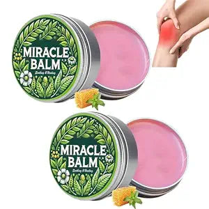 Natural Miracle Balm, Miracle Balm for Swollen Legs, Natural Ingredients, Soothing Joint Cream for Back, Hands, Feet and Body, Improves Joint Comfort, Relaxed and Comfortable (B, 2Pcs)