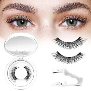 Higu clace Magnetic Eyelashes with Applicator 1 Pairs Magnetic Lashes(C2)