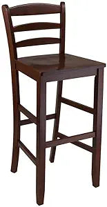 Winsome 29-Inch Bar Ladder Back Stool, Set of 2