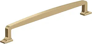 Amerock | Oversized Cabinet Hardware/Appliance Handle Pull | Champagne Bronze | 12 in (305 mm) Center-to-Center Drawer Pull | Westerly | Kitchen and Bathroom Cabinet Hardware | Furniture Hardware