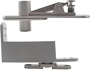 TamBee Self Closing Door Pivot Hinges Heavy Duty Hinges for Wood Doors 360 Degree Shaft Stainless Steel Pivot Hinge System (Self Closing L Shape)