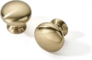 SAILING 10 Pack Cabinet Knob- Champagne Bronze Furniture Hardware Handles for Kitchen Cabinets Bedroom Dresser Wardrobe Cabinet Pulls