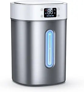 Stainless Steel Humidifier for Bedroom & Large Room,4L Easy to Clean Cool Mist Humidifier, Mold Free & Dishwasher Safe Water Tank, Essential Oil Diffuser for Baby Nursery, Plants, Home