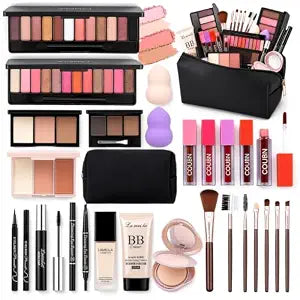All in One Makeup Kit Complete Cosmetic Set with Bag