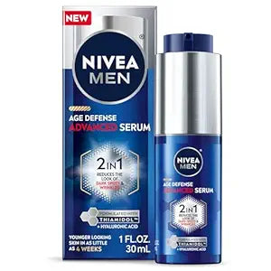 NIVEA MEN Age Defense 2 in 1 Face Serum, 1 FL OZ