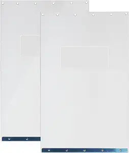 2 Pack Super Large Weatherproof Replacement Pet Dog Door Flap, Compatible with Ideal Ruff Weather Dog Door Model DSRWSL, Measures 15"x 23.5", Flexible, Longer Lasting