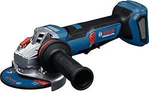 BOSCH GWS18V-11PSN 18V Angle Grinder w/Powerful Brushless Motor, 6-Speed Variable Control, for 4-1/2-5 In. Metal and Concrete Grinding and Cutting (Inc: Guards, Handle, Flange, and Nut; Bare Tool)