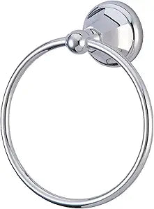 Kingston Brass BA4814C Metropolitan Towel-Ring, Polished Chrome,6 Inch