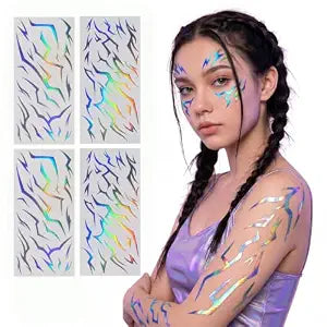 80Pcs Dark Fantasy Demon Mark Temporary Tattoos, Kï¿½ï¿½ï¿½ï¿½ï¿½ï¿½ï¿½ï¿½ï¿½Style Rune Symbol Body Stickers for Cosplay Anime, Kï¿½ï¿½ï¿½ï¿½ï¿½ï¿½ï¿½ï¿½ï¿½Pop Stage Lo