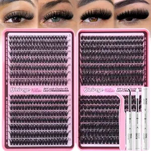 Wispy Lash Clusters Kit Fluffy Cluster Eyelash Extensions 624pcs