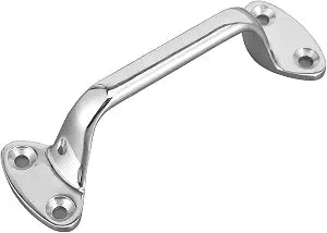 Shower Handles for Elderly, 316 Stainless Steel Shower Grab Bars, 6 x 1.9in Boat Grab Bar with 4 Holes, Boat Handles for Home Bedroom, Bathroom, RV and Other Places