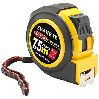 Tape Measure 25 ft, Steel Measuring Tape Retractable, 25-Foot Basics Self-Locking Measurement Tape, Self Lock Auto Tape Rule Imperial/Metric Measure for Body Measurements