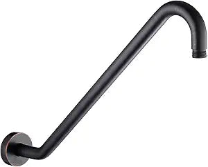 17" Shower Head Riser Pipe, Stainless Steel High Rise Long Neck Shower Head Arm Extender for Rain Shower Head, Standard 1/2" Connection, Oil Rubbed Bronze