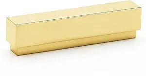 Alno A460-4-PB/NL Simplicity 4 Inch Center to Center Rectangular Cabinet Pull