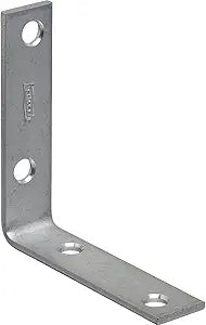 40 Pack National N266-395 3" Corner Brace - Zinc Plated
