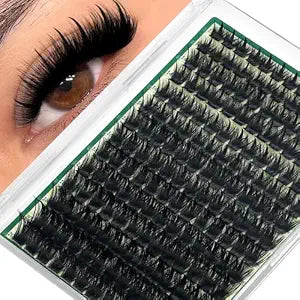 KEYYOU Lash Clusters with Spikes - 200D Volume Wispy Manga Lash Clusters