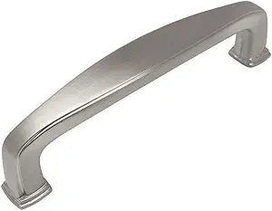Cosmas 10 Pack 4390SN Satin Nickel Modern Pull 3-1/2 Inch Hole Centers