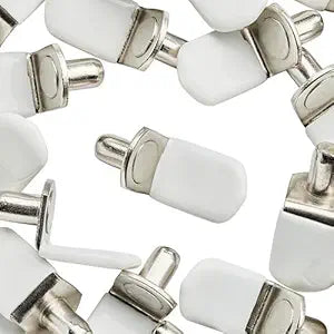 WidgetCo 1/4" Nickel L Shelf Pins w/ Vinyl, Glass Shelf Supports (Qty 1000)
