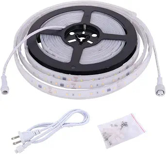 120V Dimmable LED Strip Lights 4200K Daylight, Work with Smart Plug,110V Dimming by Wall Dimmer, No Driver Need, Waterproof IP65, Length 16.4ft Under Cabinet Light, 115V Cove Light Accent Lighting