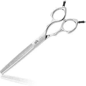 HASHIMOTO Dog Blending Shears for Large Hands,dog Texturizing Scissors,Cat Blender,45 teeth,7.0 inch,Light Weight.