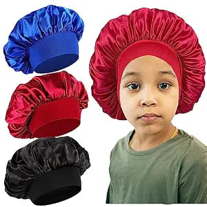 3 Pcs Kids Bonnets for Girls Toddler Bonnet for Sleeping Hair Cap for Boys
